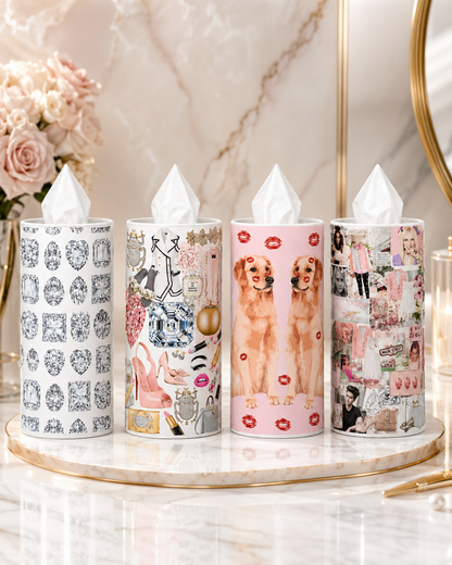 Glam Tissue Boxes - Set of 4