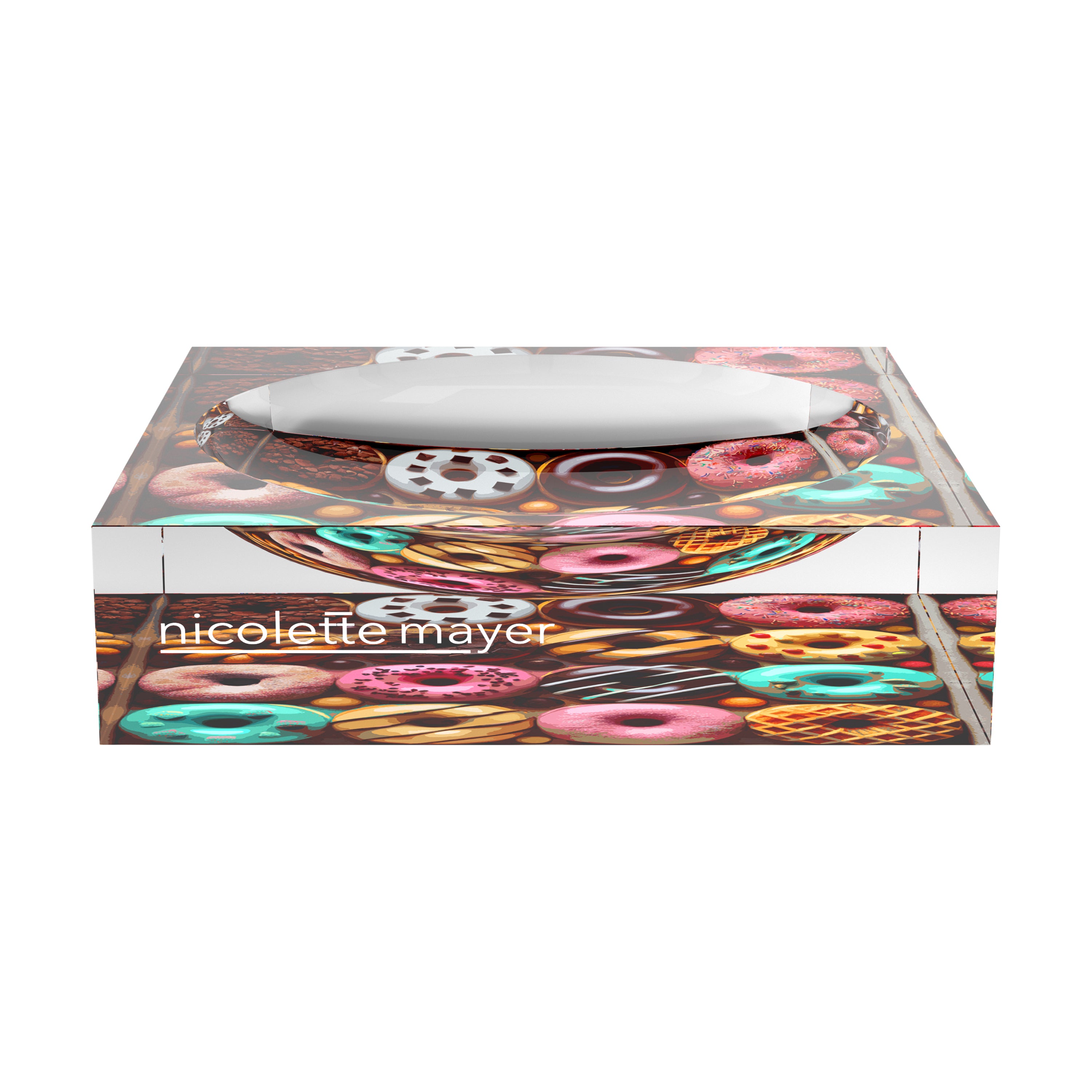 Glazed Donuts Acrylic Candy Catchall Dish