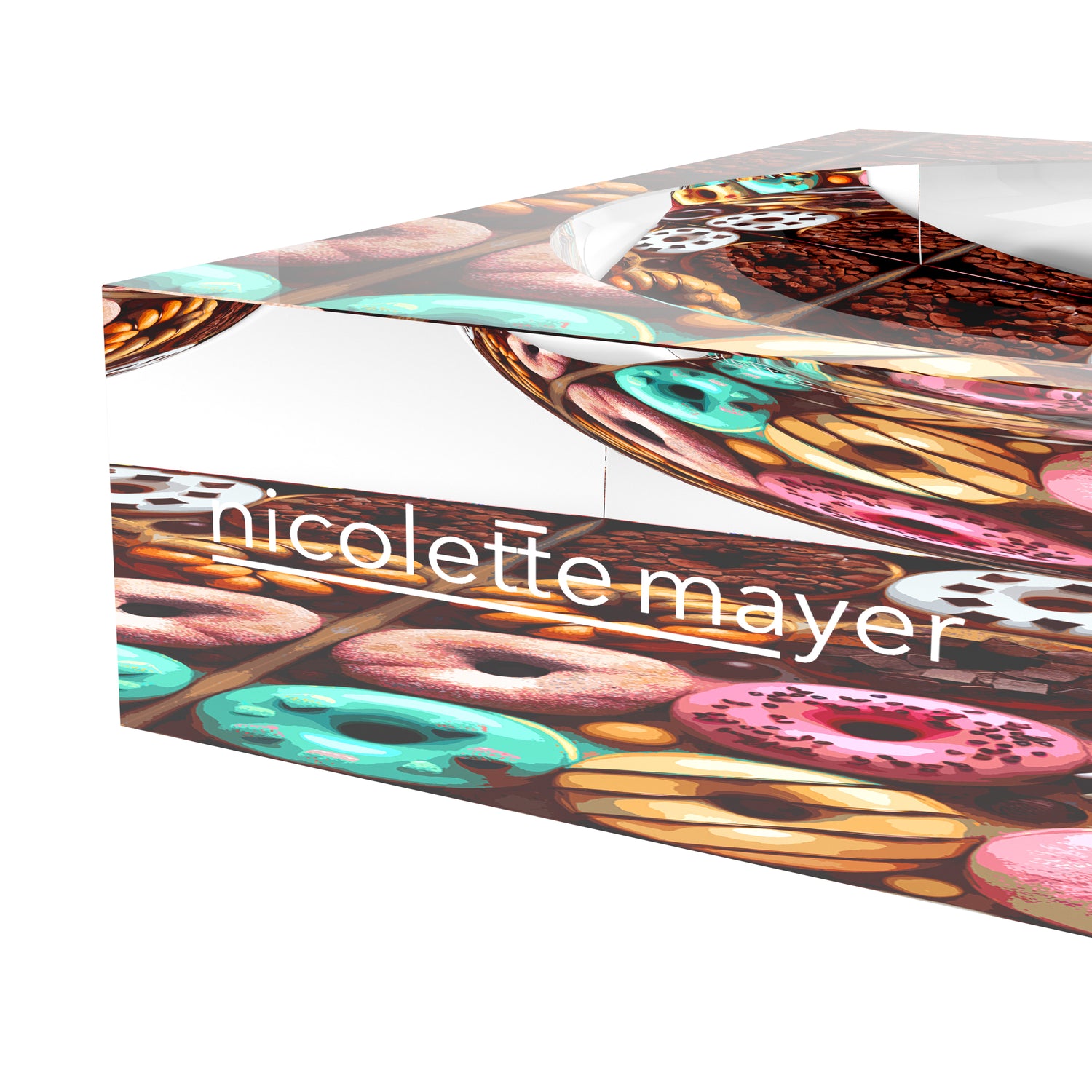 Glazed Donuts Acrylic Candy Catchall Dish