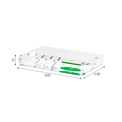 Goft  Set of 3 Acrylic Tray - nicolettemayer.com 