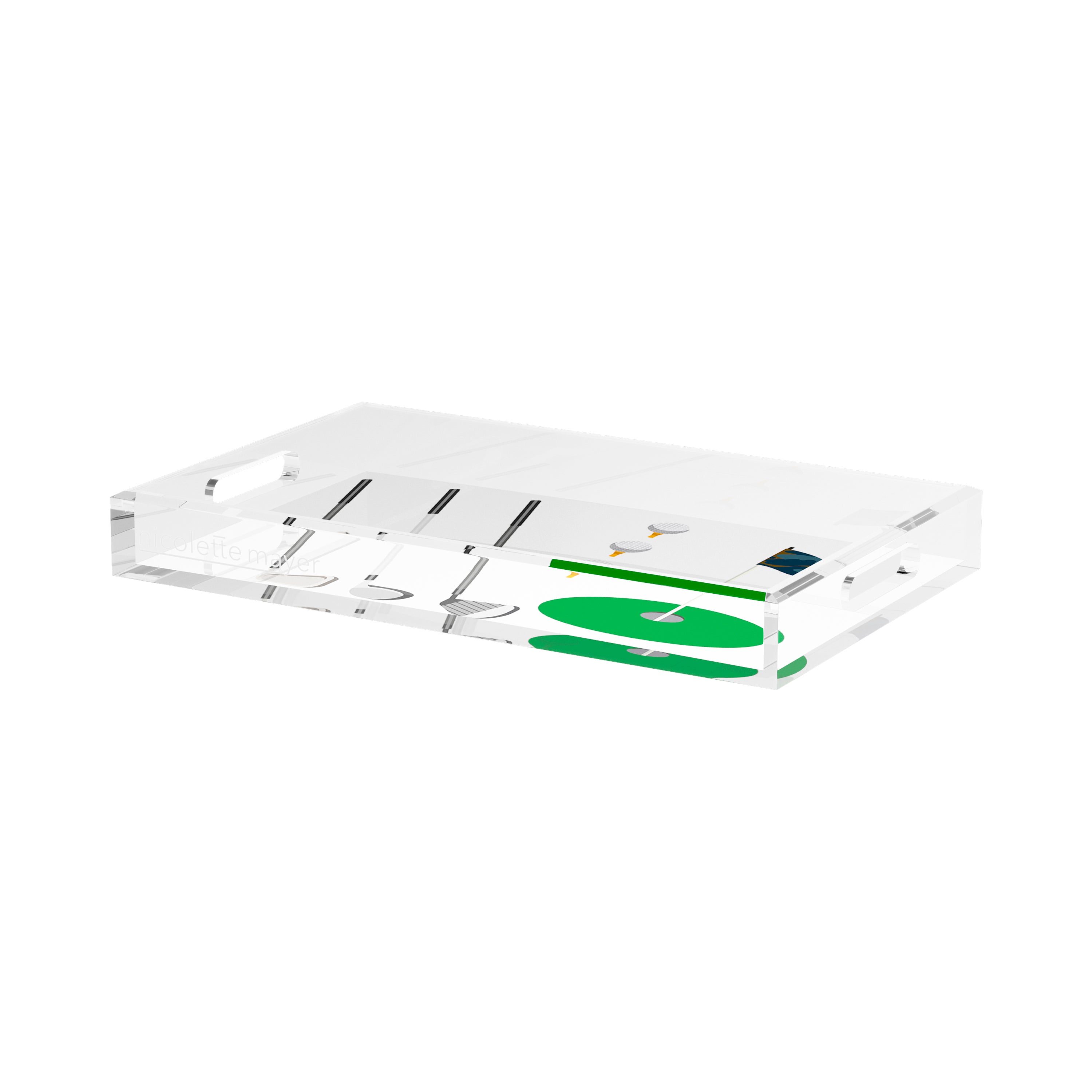 Goft  17X10.5 Acrylic Tray - nicolettemayer.com 