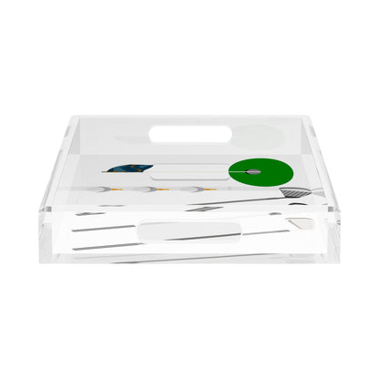 Goft  17X10.5 Acrylic Tray - nicolettemayer.com 