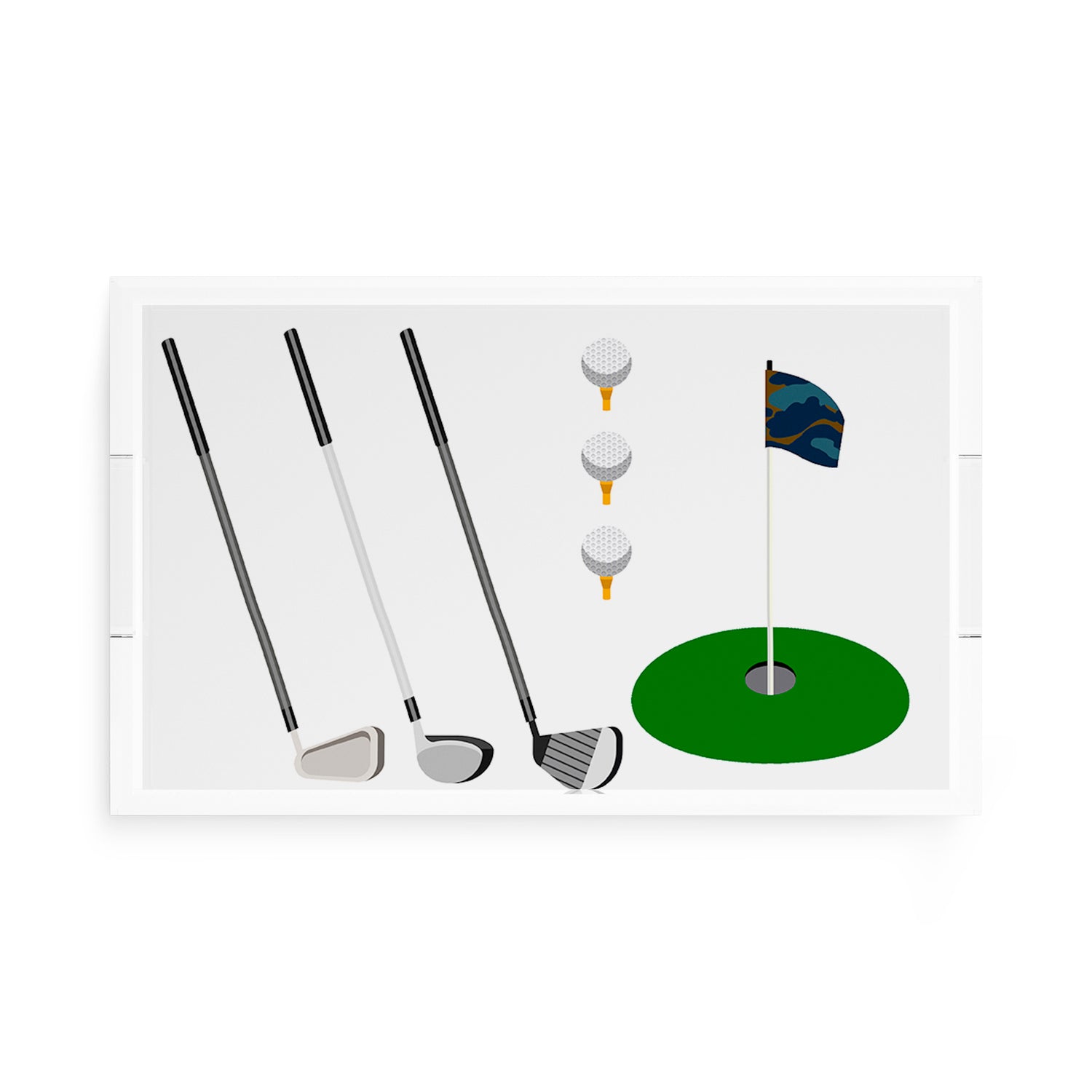 Goft  17X10.5 Acrylic Tray - nicolettemayer.com 