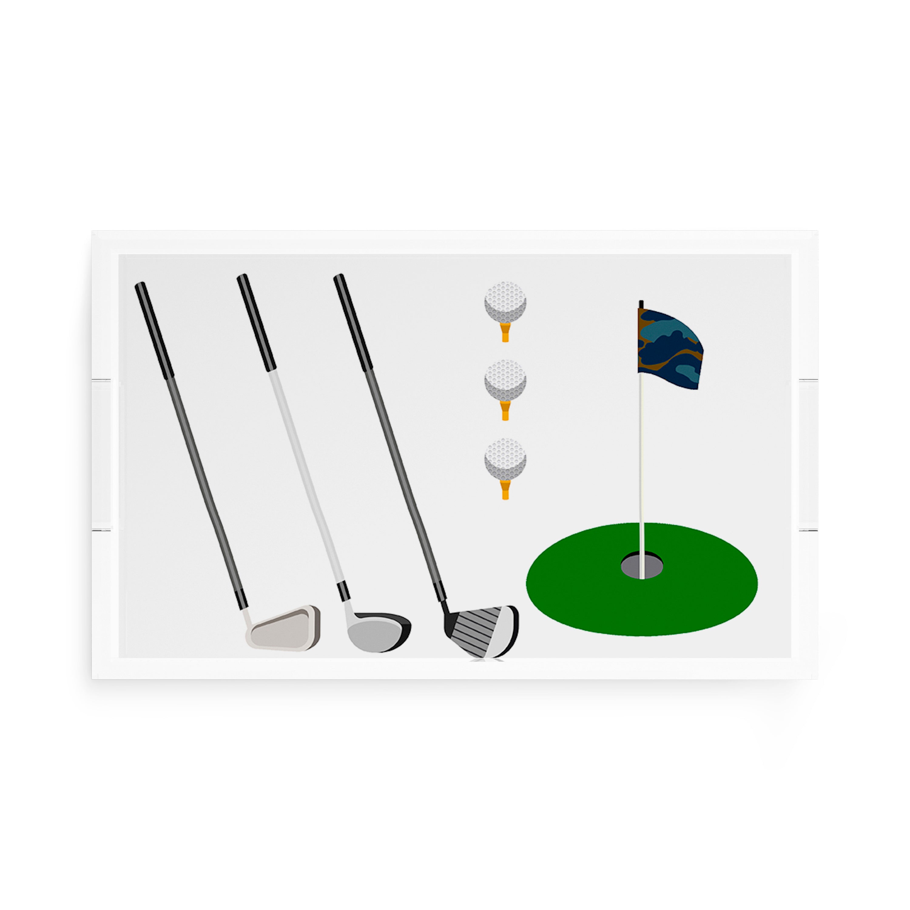 Goft  17X10.5 Acrylic Tray - nicolettemayer.com 