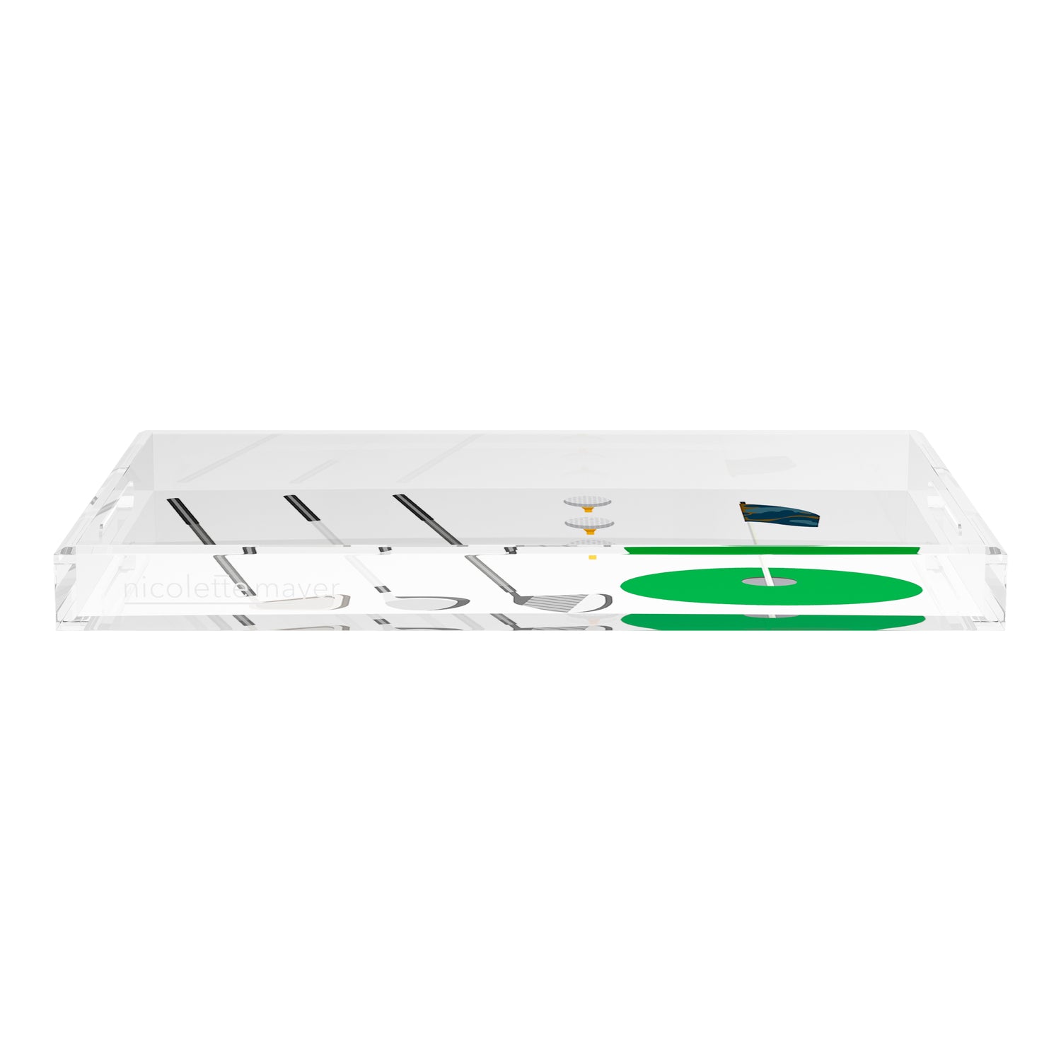 Goft  22.5x14.5 Acrylic Tray - nicolettemayer.com 