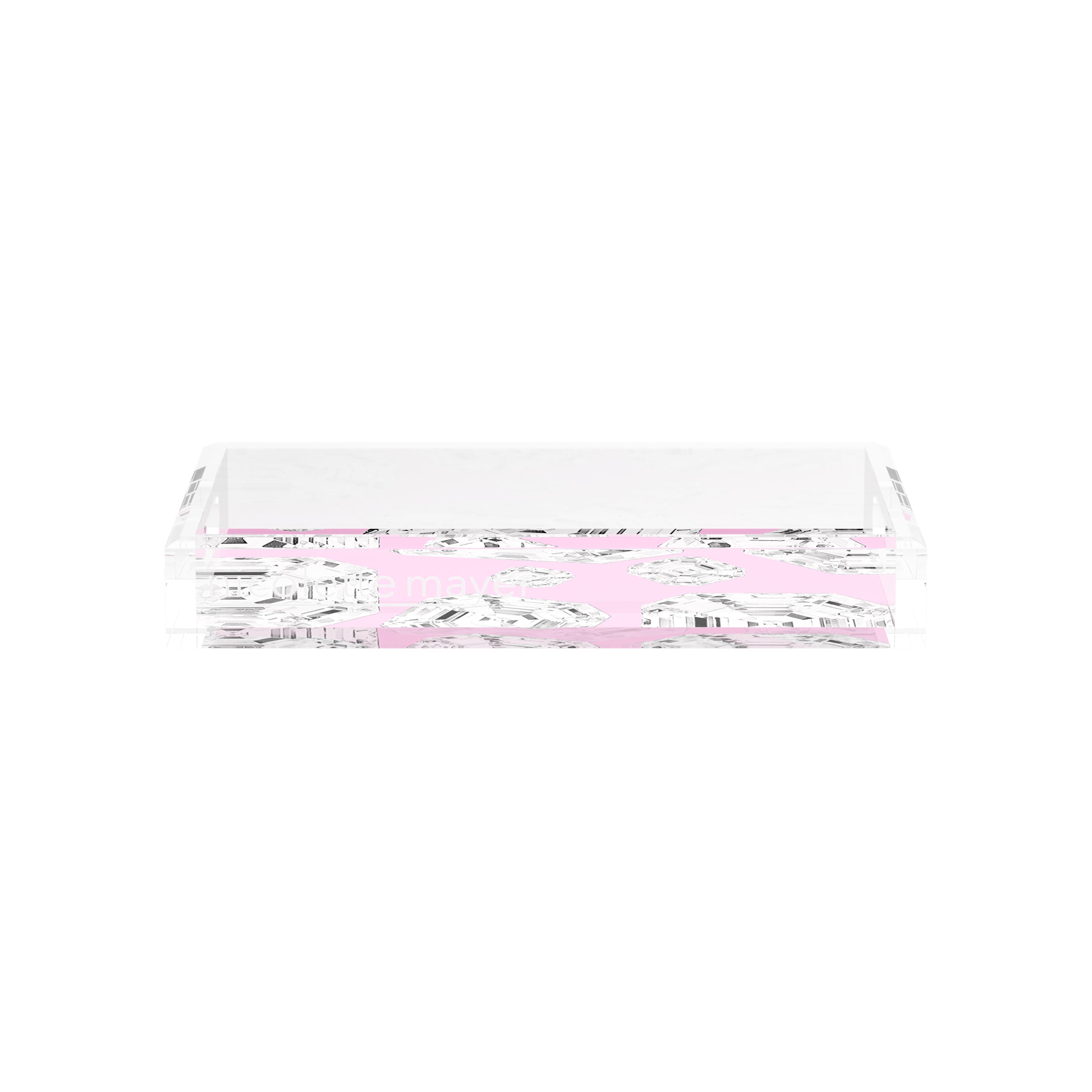 Got Rocks Gemstone Pink 12.5X7.75 Acrylic Tray - nicolettemayer.com
