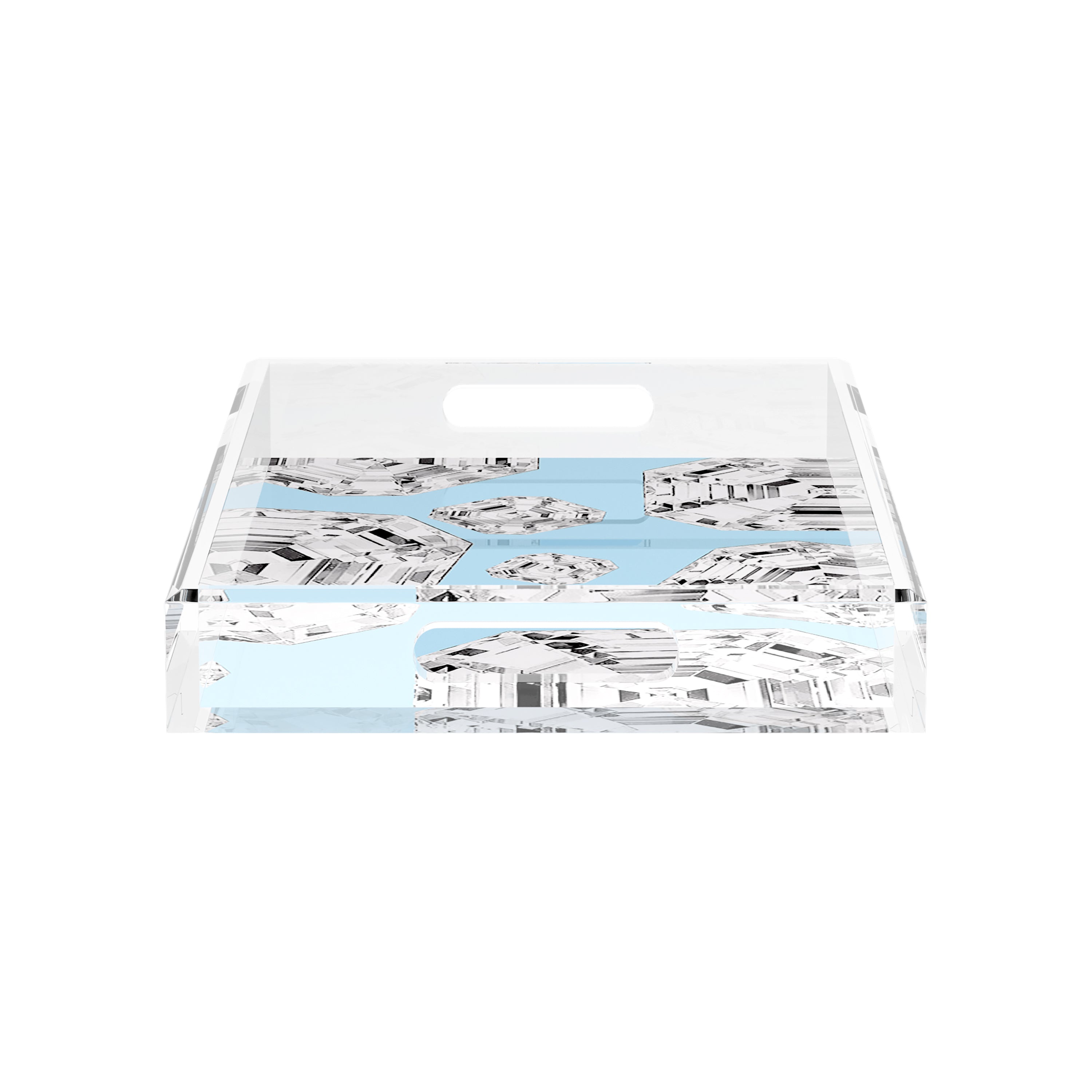 Got Rocks Gemstone Wedge 17X10.5 Acrylic Tray - nicolettemayer.com
