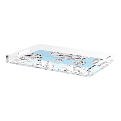 Got Rocks Gemstone Wedge 22.5X14.5 Acrylic Tray - nicolettemayer.com
