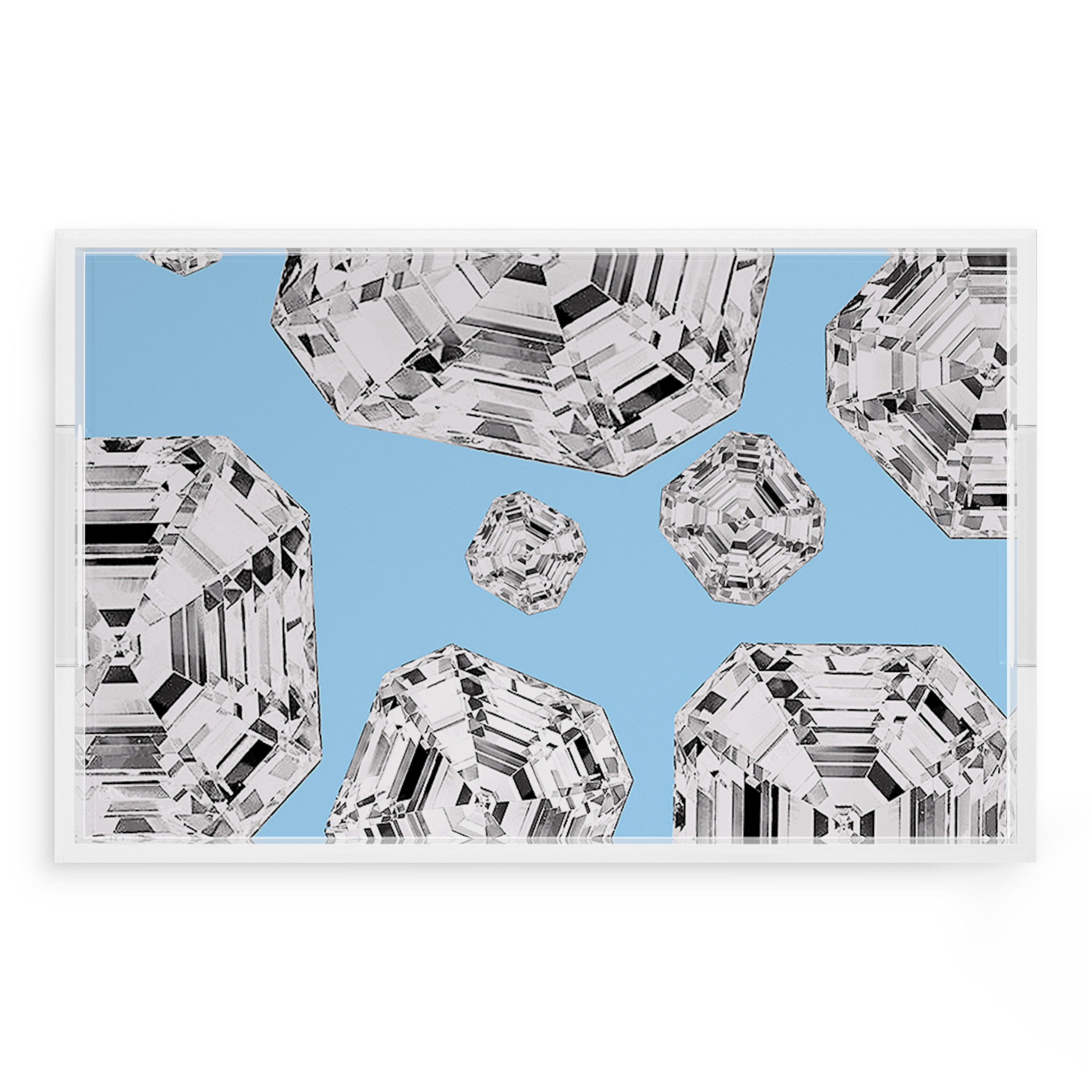 Got Rocks Gemstone Wedge 22.5X14.5 Acrylic Tray - nicolettemayer.com
