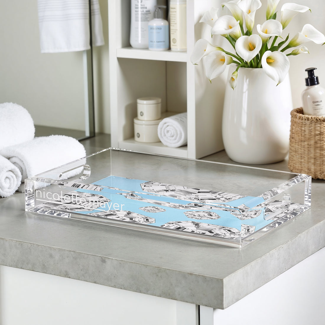 Got Rocks Gemstone Wedge 12.5X7.75 Acrylic Tray - nicolettemayer.com
