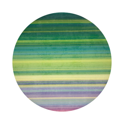 Gradient Greens 16&quot; Round Pebble Placemats, Set of 4 - nicolettemayer.com

