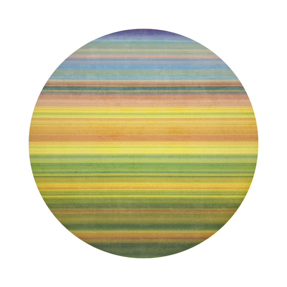 Gradient Yellows 16&quot; Round Pebble Placemats, Set Of 4 - nicolettemayer.com