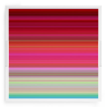 Gradient Red 18X18 Acrylic Tray - nicolettemayer.com
