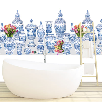 Garniture Scenic Tulips Neutre Panneau Gauche