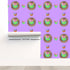 Guccify Cat Lilac Peel and Stick Wallpaper - nicolettemayer.com