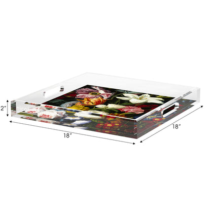 Guerlin Splender Acrylic Decorative Tray, 18 x 18 in. by Nicolette Mayer 