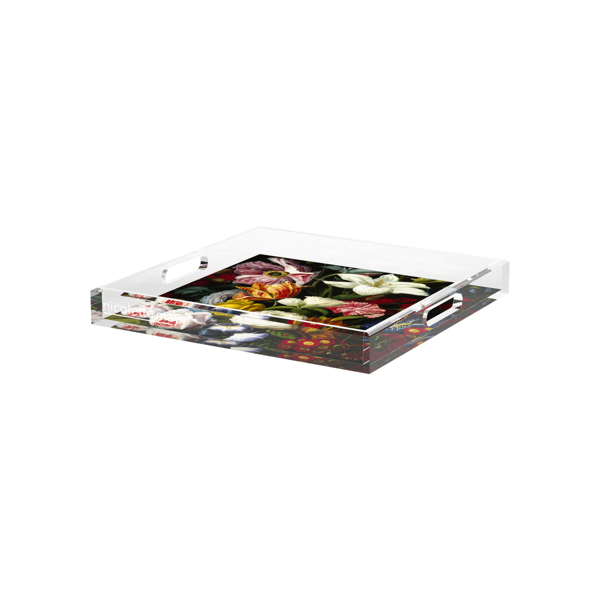 Guerlin Splender Acrylic Decorative Tray, 12 x 12 in. by Nicolette Mayer 