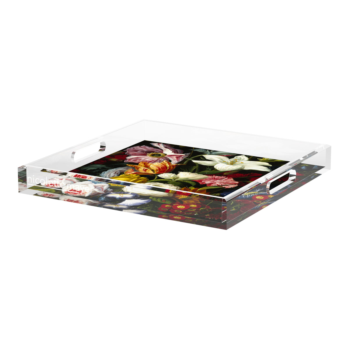 Guerlin Splender Acrylic Decorative Tray, 18 x 18 in. by Nicolette Mayer 