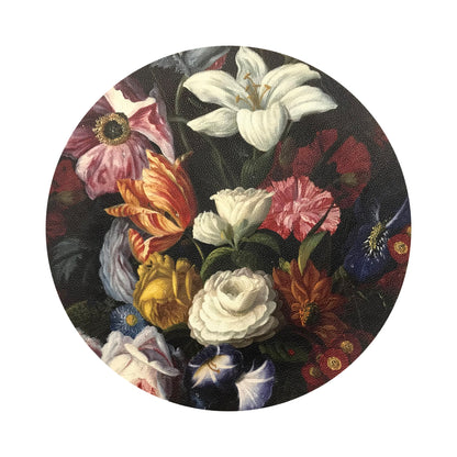 Guerlin Splender Vegan Leather Round Coasters