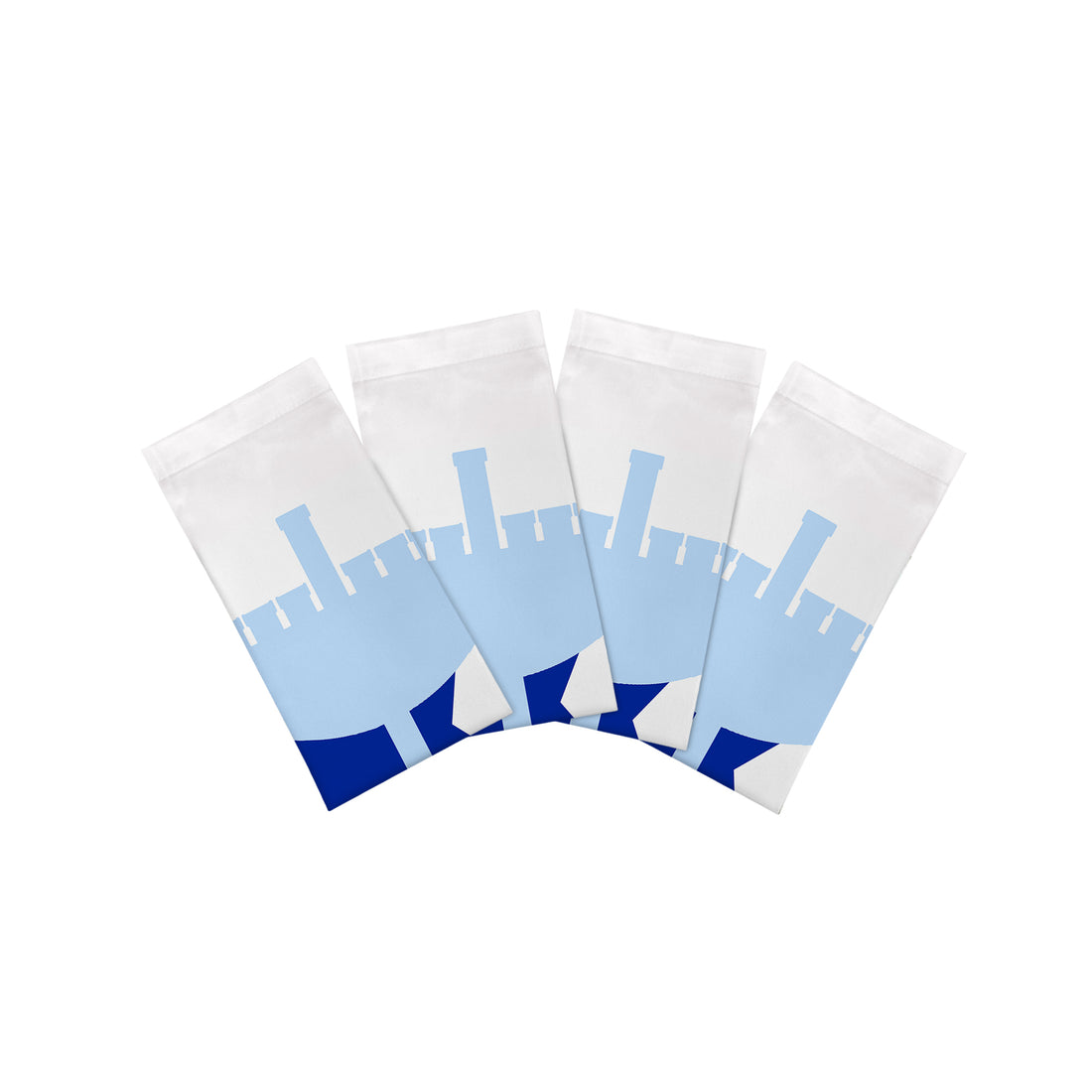 Hanukkah Menorah Cotton Sateen Dinner Napkins - nicolettemayer.com