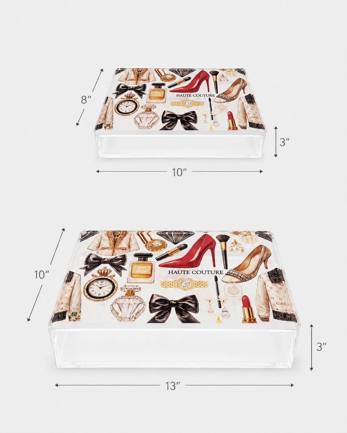 Haute Couture Elements Acrylic Box - nicolettemayer.com