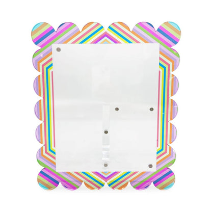 Hex Dylan Acrylic Scallop Frame