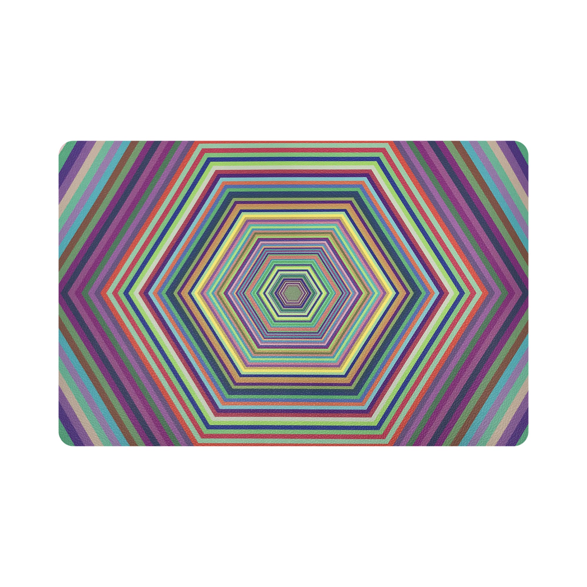 Hex Dylan 17.5 Rectangle Pebble Placemats, Set Of 4 - nicolettemayer.com