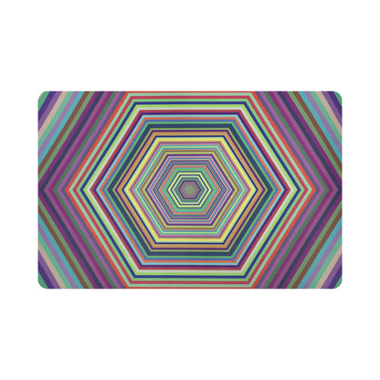 Hex Dylan 17.5 Rectangle Pebble Placemats, Set Of 4 - nicolettemayer.com