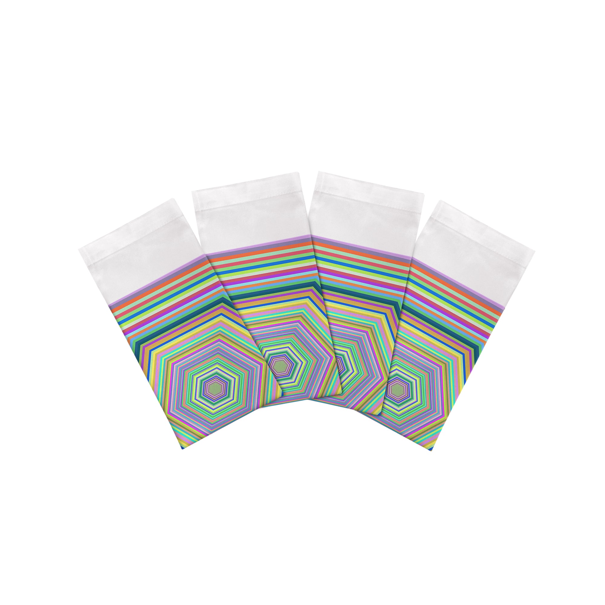 Hex Dylan Cotton Sateen Dinner Napkins - nicolettemayer.com