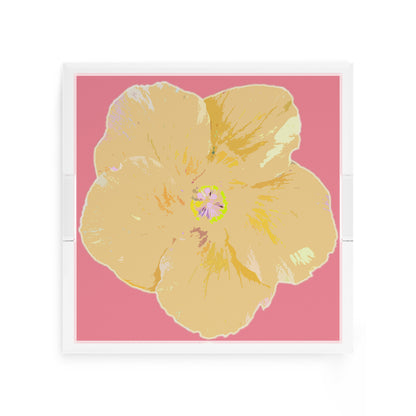 Hibiscus Pink 12X12 Acrylic Tray - nicolettemayer.com
