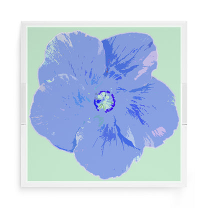 Hibiscus Clematis 15X15 Acrylic Tray - nicolettemayer.com
