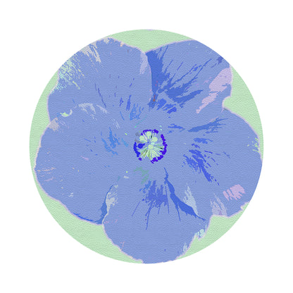 Hibiscus Clematis 16&quot; Round Pebble Placemats, Set of 4 - nicolettemayer.com
