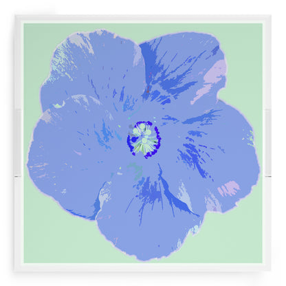 Hibiscus Clematis 18X18 Acrylic Tray - nicolettemayer.com
