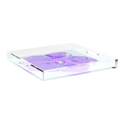 Hibiscus Wander 18X18 Acrylic Tray - nicolettemayer.com
