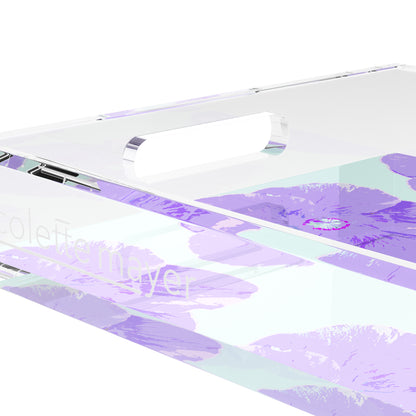 Hibiscus Wander 12.5X7.75 Acrylic Tray - nicolettemayer.com
