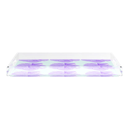 Hibiscus Wander 22.5X14.5 Acrylic Tray - nicolettemayer.com
