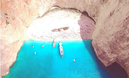 Hidden Cove Aerial – 24x36" Modern Acrylic Wall Art