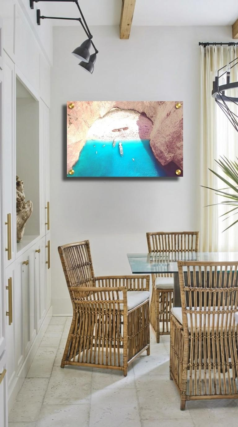 Hidden Cove Aerial – 24x36" Modern Acrylic Wall Art