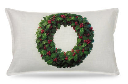 Holly 20x12 White Flange Pillow