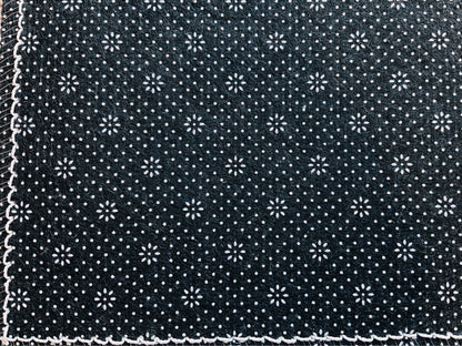 Bougie Women Nuevo Black White Rectangle Cloud Washables Rug