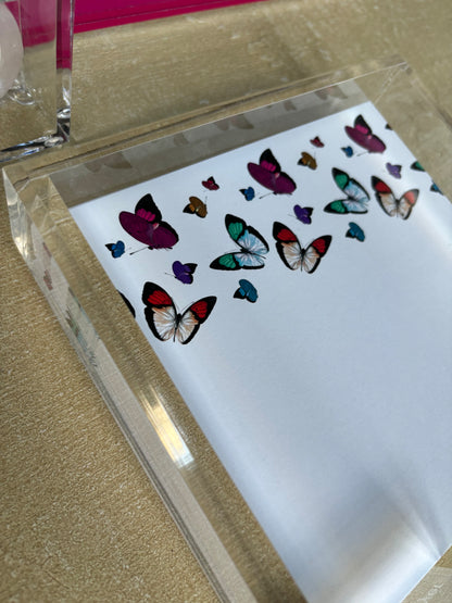 Butterflies Original Acrylic Note Cards