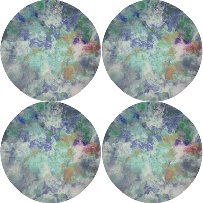 IMPRESSIONISM SPRING 16&quot; ROUND PEBBLE PLACEMATS, SET OF 4 - nicolettemayer.com