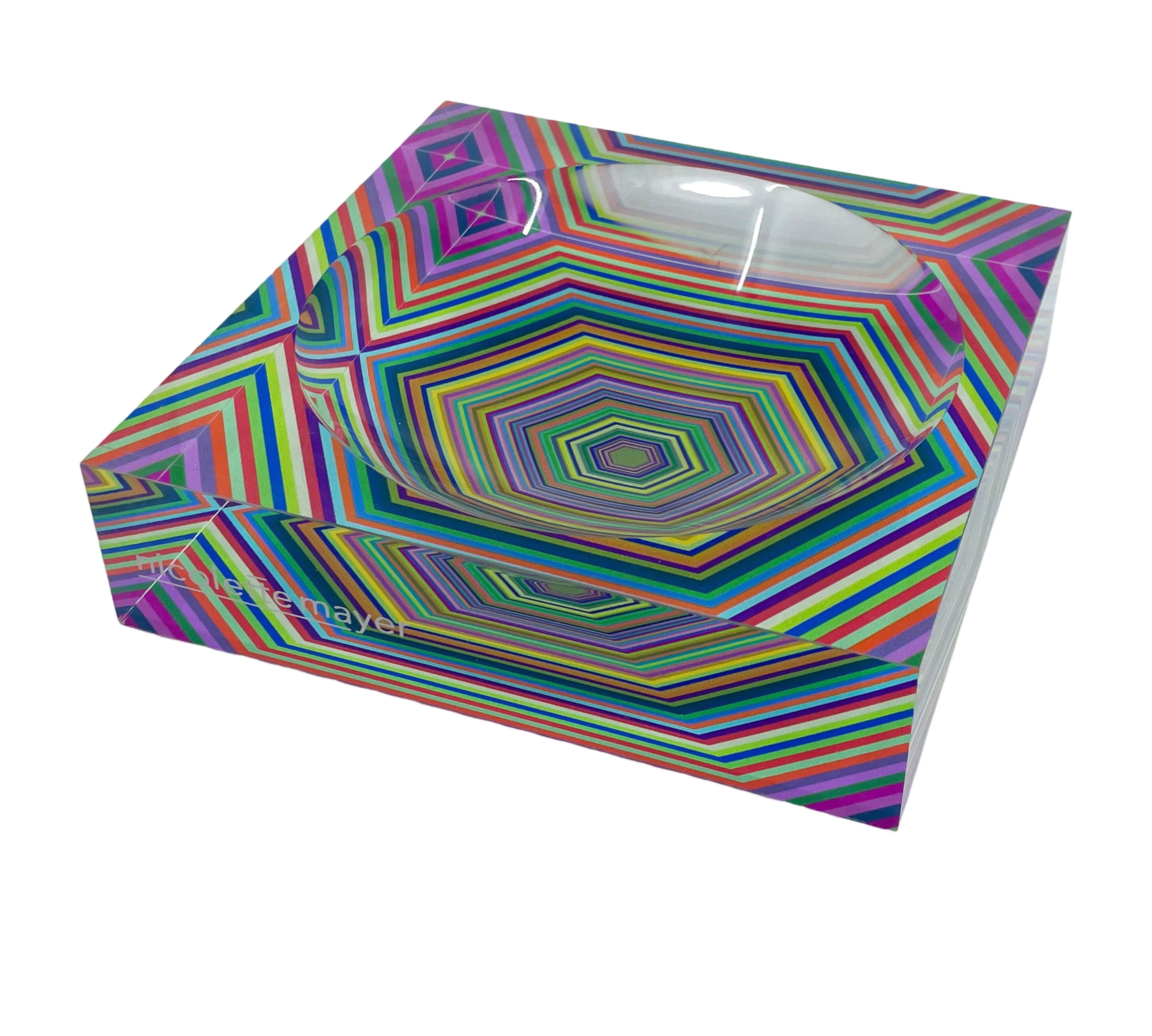 Hex Acrylic Candy Catchall Dish