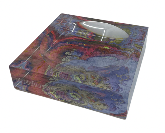 Agate Taupe Acrylic Candy Catchall Dish