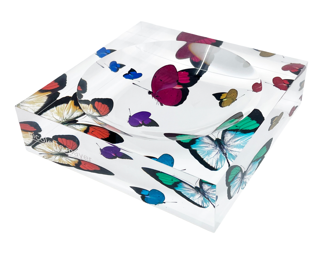 Butterflies Acrylic Candy Catchall Dish