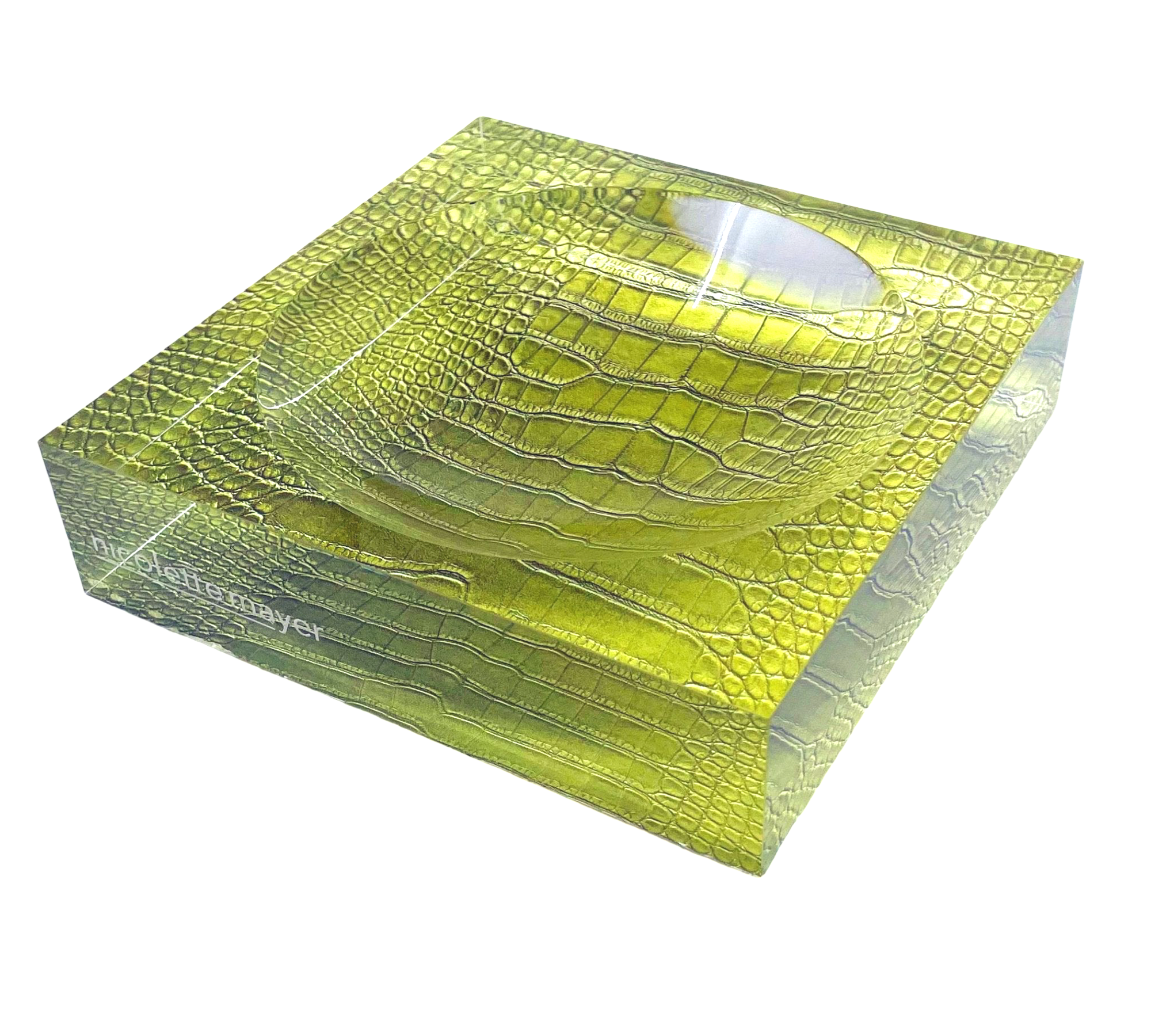 Crocodile Key Lime Acrylic Candy Catchall Dish