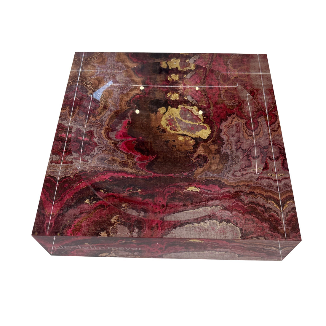 Agate Rococo Acrylic Candy Catchall Dish