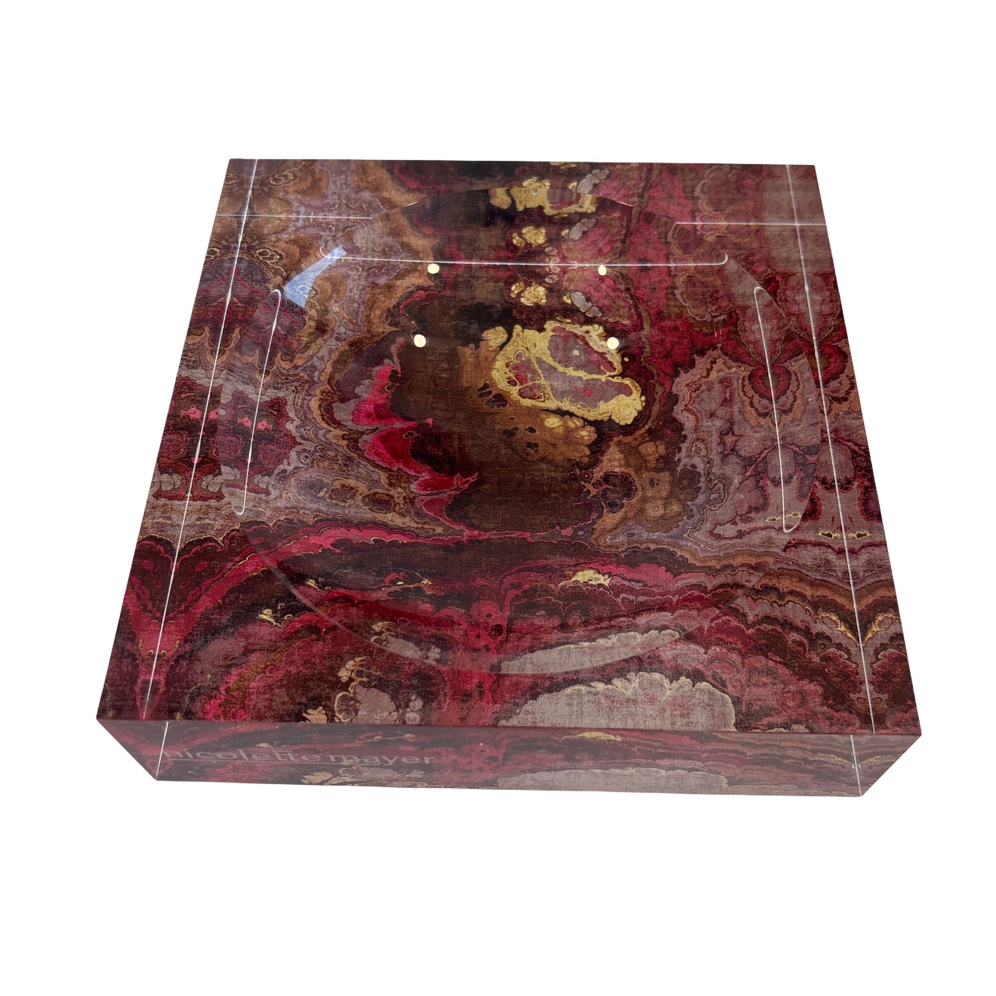 Agate Rococo Acrylic Candy Catchall Dish