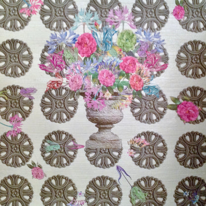 Pistil Metal Wallpaper 8 Yard Roll - nicolettemayer.com