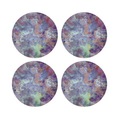 Impressionism Passiflora 16&quot; Round Pebble Placemats, Set of 4 - nicolettemayer.com
